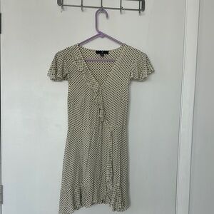 Polka Dot Wrap Dress